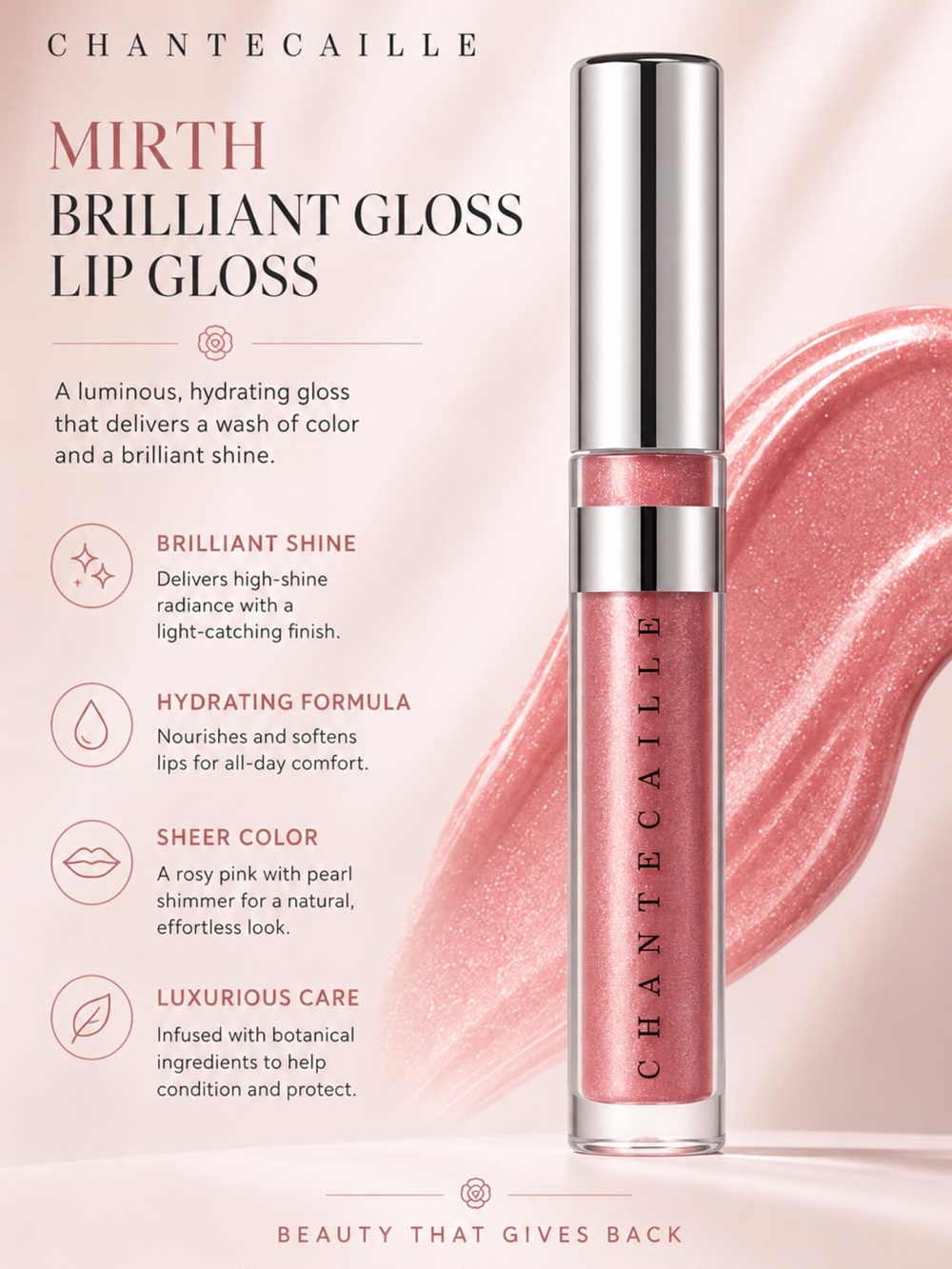 Chantecaille pretty Brilliant Gloss Lip Gloss
